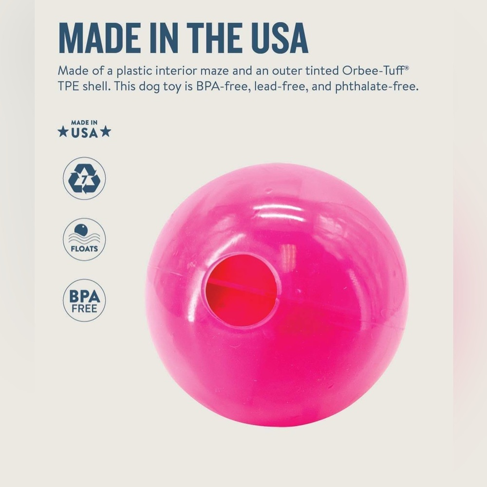 Planet Dog Orbee-Tuff Mazee Interactive Treat Dog Toy - New with Tag
